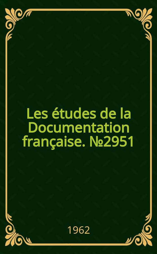 Les études de la Documentation française. №2951 : Les territoires espagnols d'Afrique