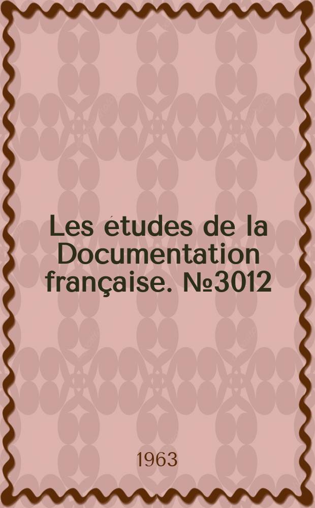 Les études de la Documentation française. №3012 : L'Industrie sidérurgique britannique