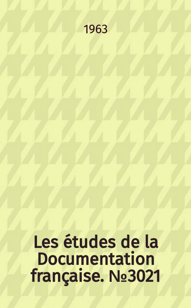 Les &eacute;tudes de la Documentation fran&ccedil;aise. №3021 : L'Enseignement aux Pays-Bas