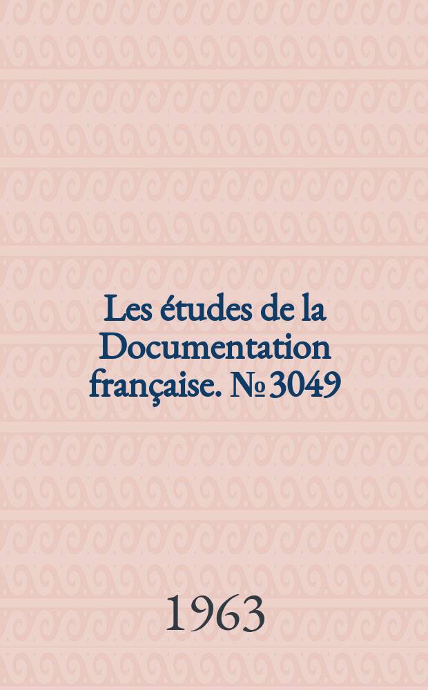 Les études de la Documentation française. №3049 : L'Enseignement en Hongrie
