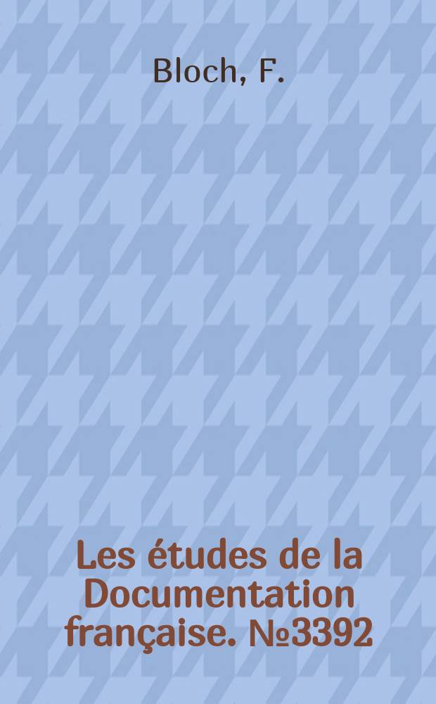 Les études de la Documentation française. №3392 : Le disque en France