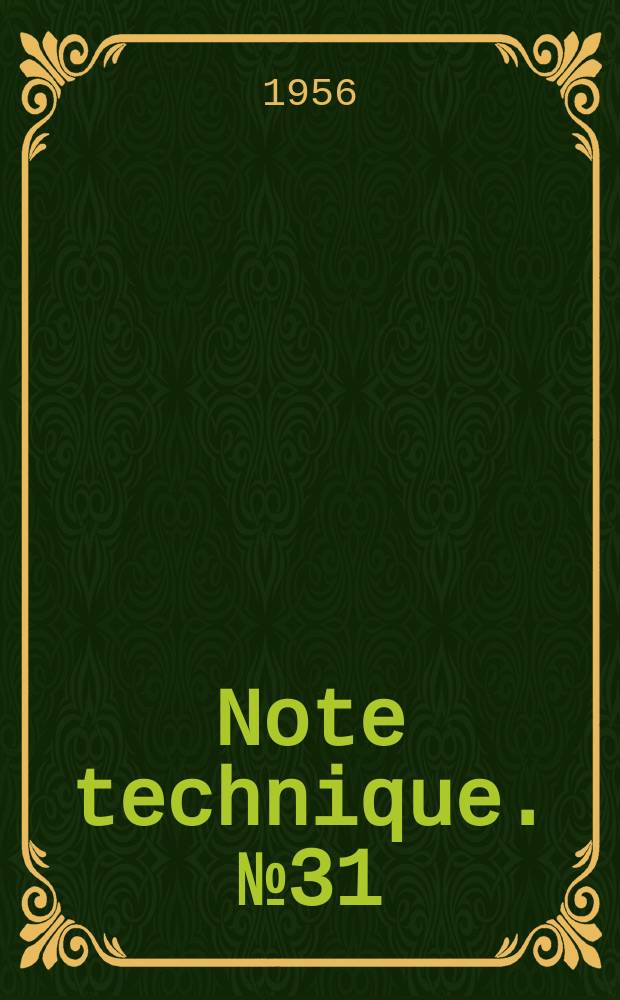 Note technique. №31 : Quelques balances à jauges extensométriques des souffleries françaises