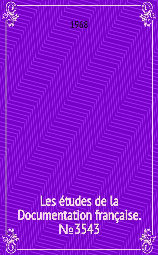 Les études de la Documentation française. №3543 : Inégalités de ressources des collectivités locales