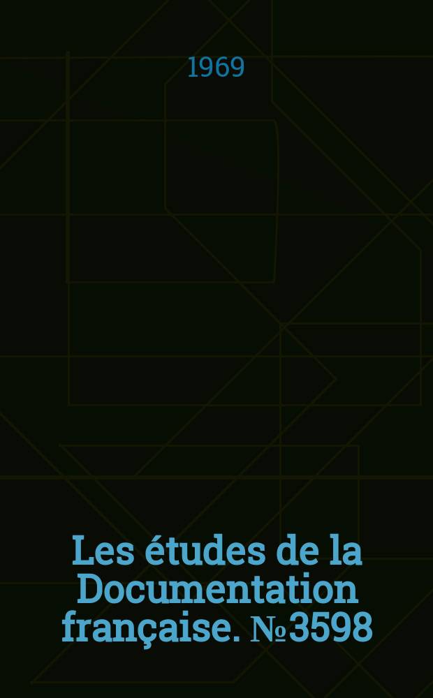 Les études de la Documentation française. №3598 : L'exode des cerveaux