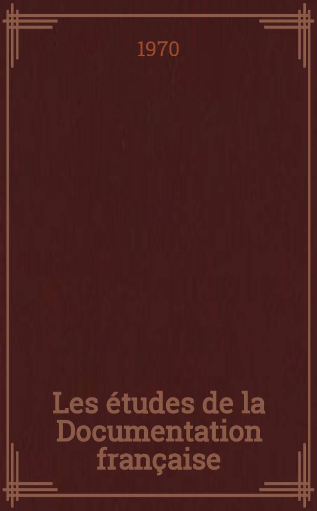 Les études de la Documentation française : Constitution du Royaume du Népal 27 janvier 1967