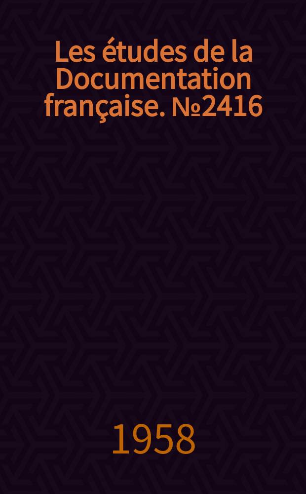 Les études de la Documentation française. №2416 : Le développement de l'Asie du Sud-Est