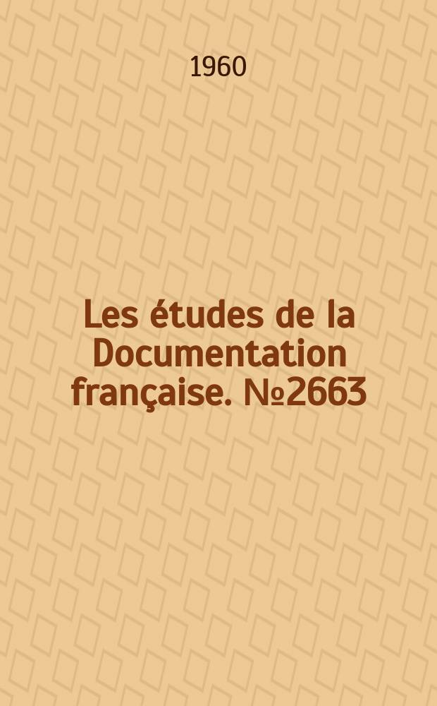 Les études de la Documentation française. № 2663 : Statistiques relatives a l'économie de la République Populaire de Chine pour les années 1949-1959