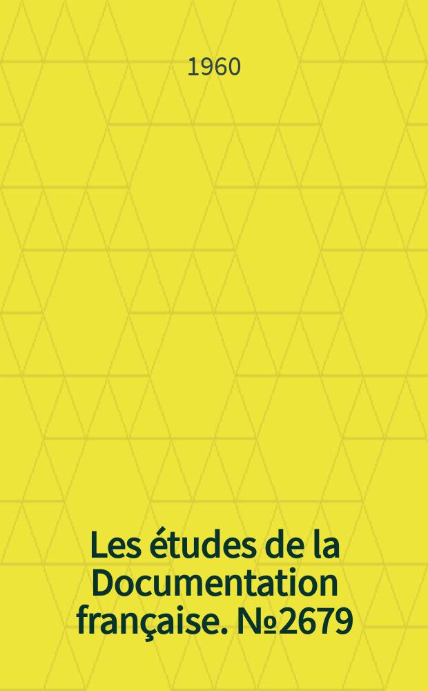 Les études de la Documentation française. №2679 : Brion. L'installation el la réinstallation à la terre des agriculteurs en France