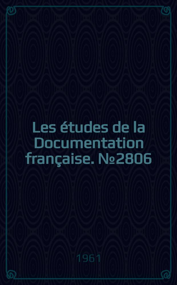 Les études de la Documentation française. №2806 : La Gambie