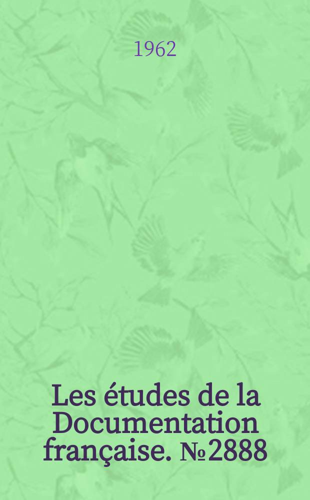 Les études de la Documentation française. №2888 : Le Pérou