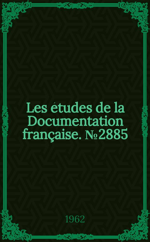 Les études de la Documentation française. №2885 : Le Charbon en France