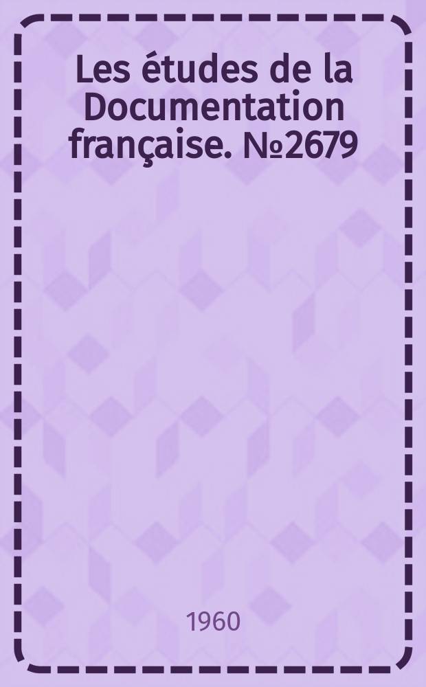 Les études de la Documentation française. №2679 : Brion. L'installation et la réinstallaton a la terre des agriculteurs en France
