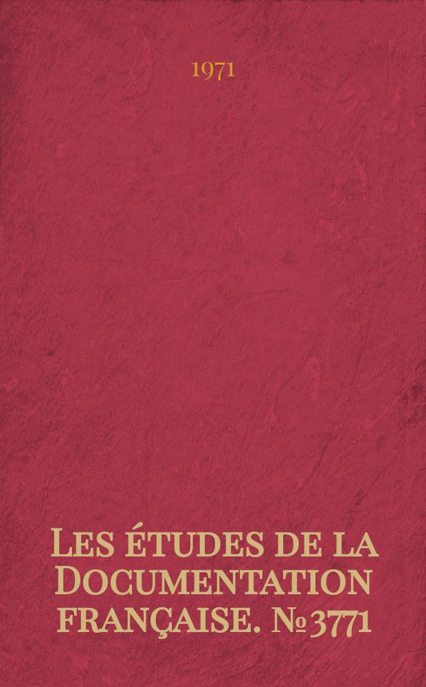 Les études de la Documentation française. №3771/3772 : Le tourisme en Italie