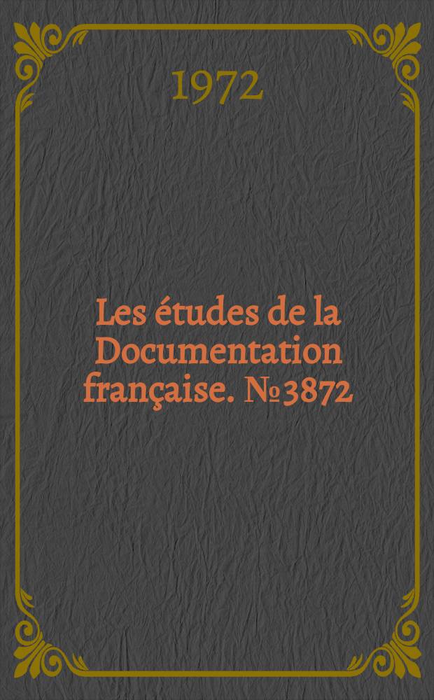 Les études de la Documentation française. №3872/3874 : New York