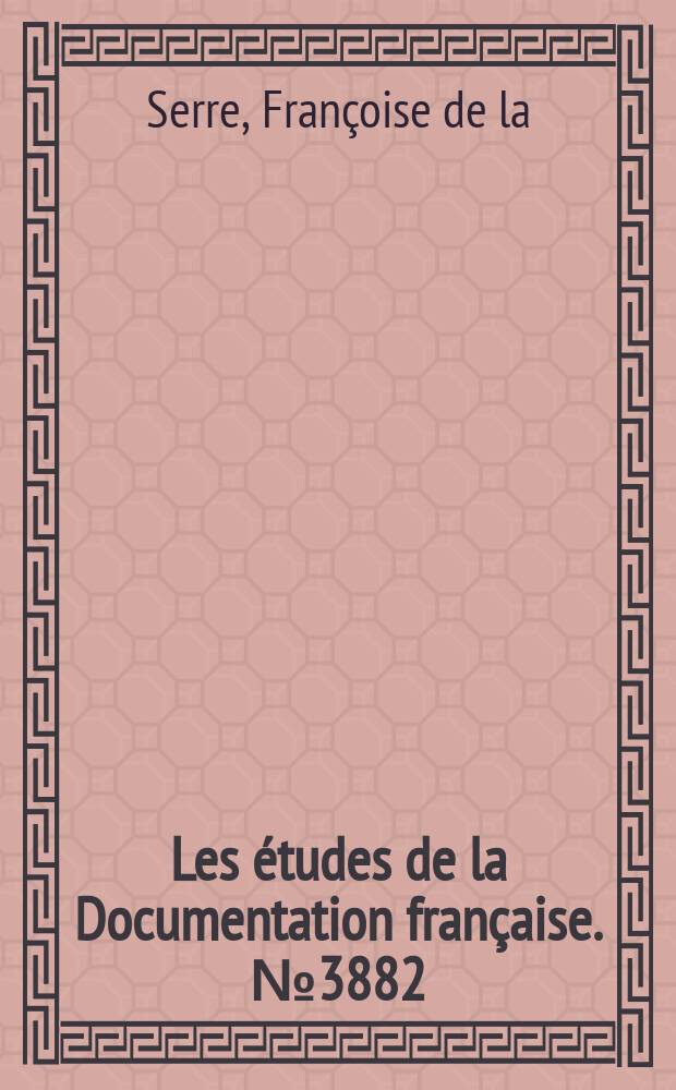 Les &eacute;tudes de la Documentation fran&ccedil;aise. №3882/3883 : L'adh&eacute;sion de la Grande-Bretagne ...