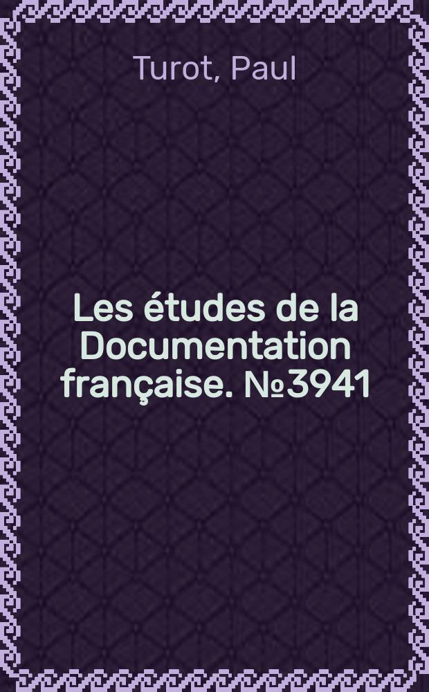 Les études de la Documentation française. №3941/3942 : Le secteur public aux États-Unis