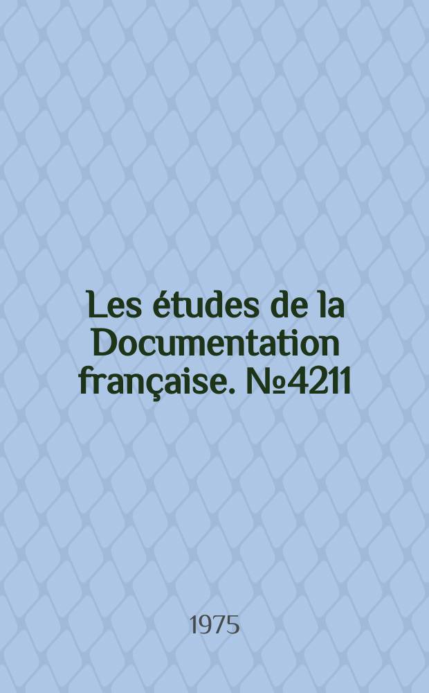 Les études de la Documentation française. №4211/4213 : Les Forces armées mondiales (1974 - 1975)