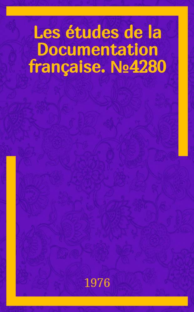 Les études de la Documentation française. №4280/4282 : Le charbon en France