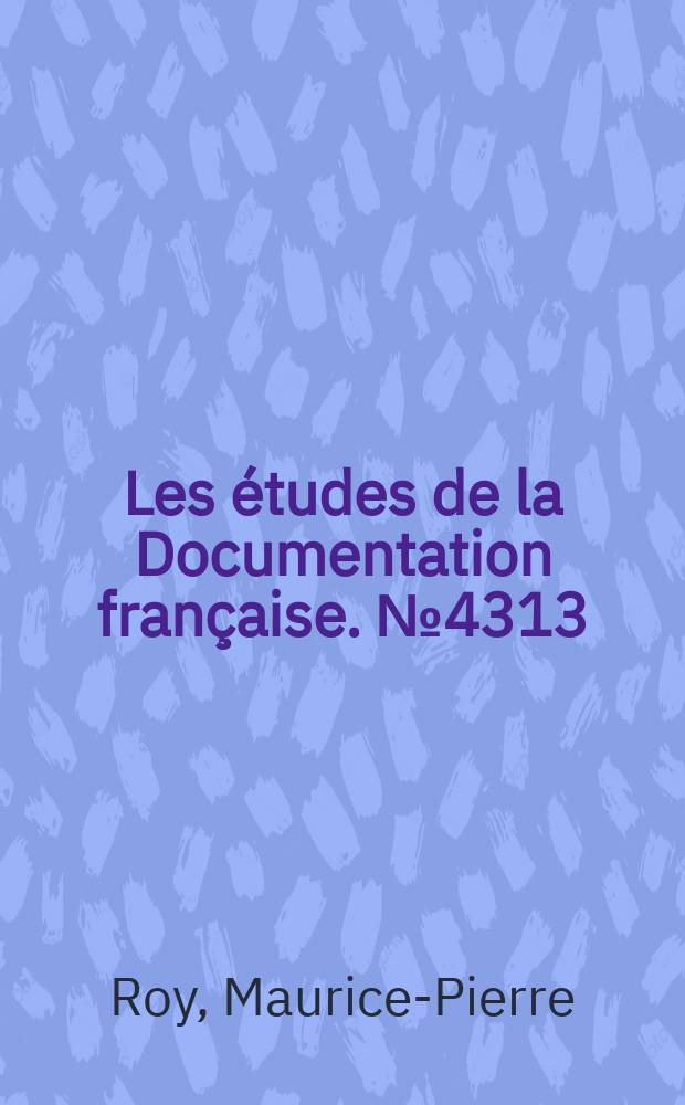 Les études de la Documentation française. №4313/4315 : La Convention de Lomé (C.E.E.-pays d'Afrique, des Caraïbes et du Pacifique)