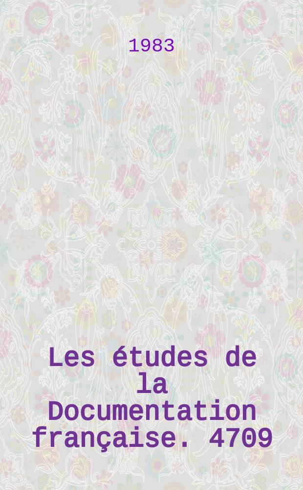 Les études de la Documentation française. 4709/4710 : La création d'entreprise, un enjeu local