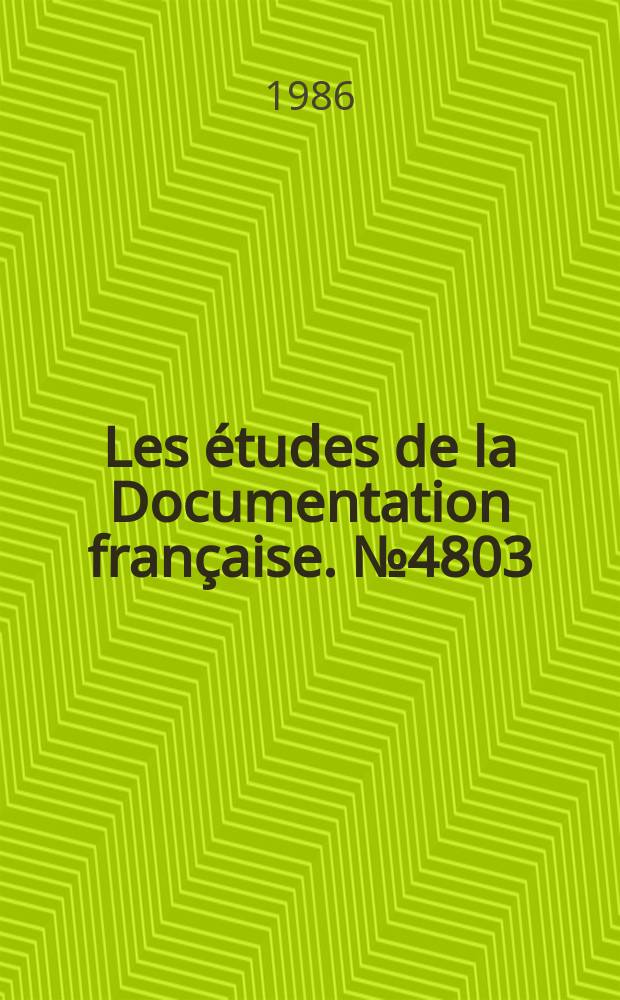 Les études de la Documentation française. №4803 : Droit international et droit français