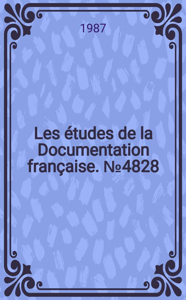 Les études de la Documentation française. №4828 : Les Américains et leur territoire