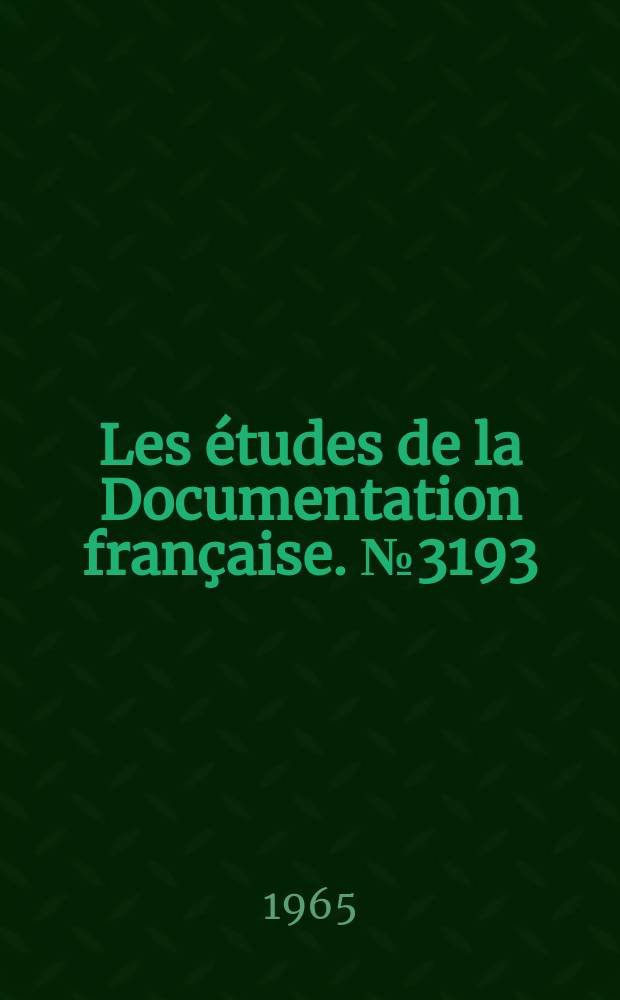 Les études de la Documentation française. №3193 : Les Républiques du Honduras et du Salvador