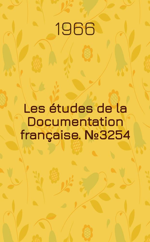 Les études de la Documentation française. №3254 : Le livre en France