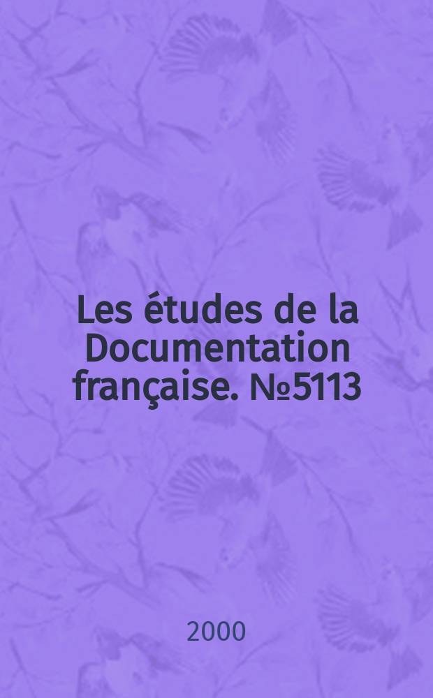 Les études de la Documentation française. №5113/5114 : La souveraineté partagée en Nouvelle-Calédonie et en droit comparé