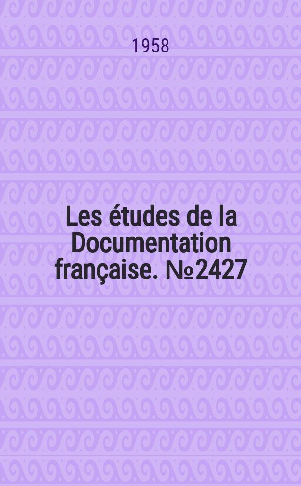 Les &eacute;tudes de la Documentation fran&ccedil;aise. № 2427 : La recherche m&eacute;dicale en France