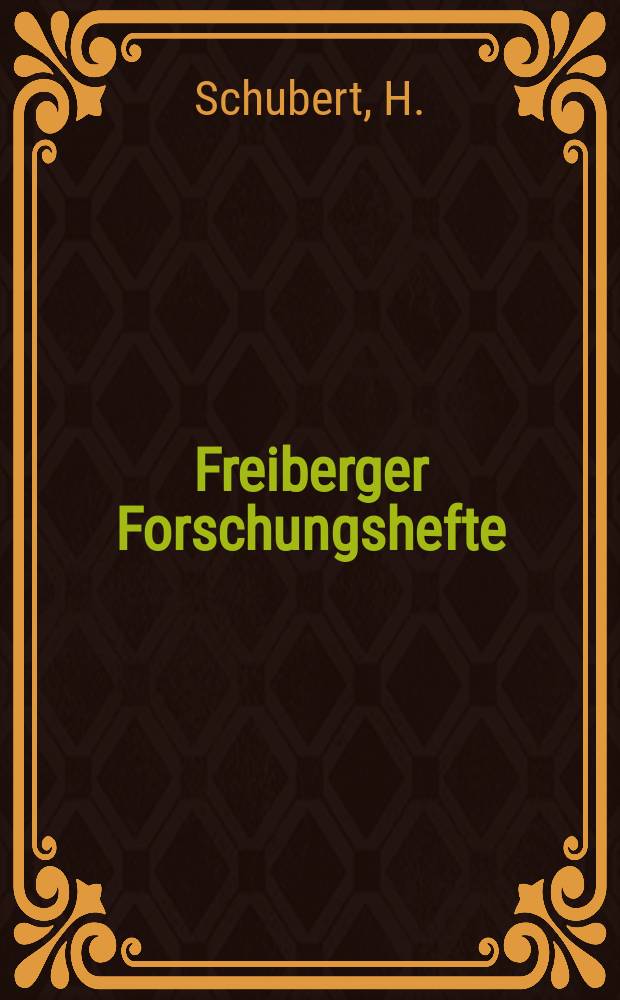 Freiberger Forschungshefte : Beihefte der Zeitschrift "Bergakademie". [H.]77 : Flotierbarkeit und Strukturbeziehungen bei kationaktiver Flotation