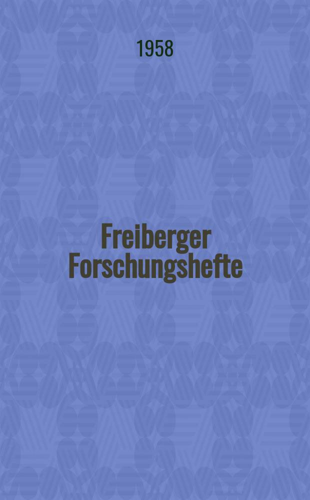 Freiberger Forschungshefte : Beihefte der Zeitschrift "Bergakademie". [H.]79 : Messungen der Detonationsgeschwindigkeit mit Folgerungen für die bergmännische Scheissarbeit