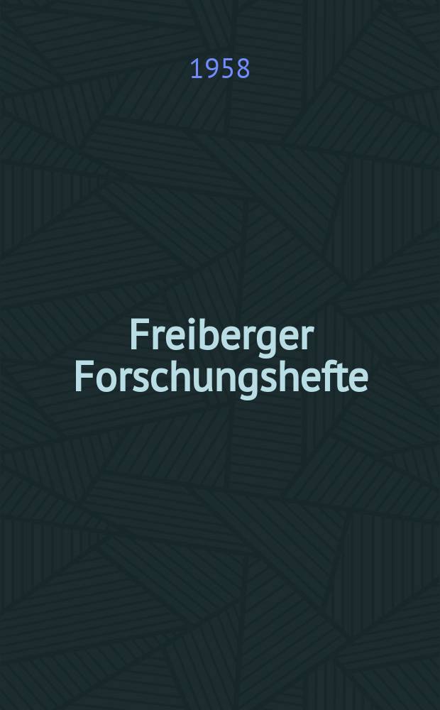 Freiberger Forschungshefte : Beihefte der Zeitschrift "Bergakademie" : Probleme der technischen Arbeitsnormung im Braunkohlentagebau