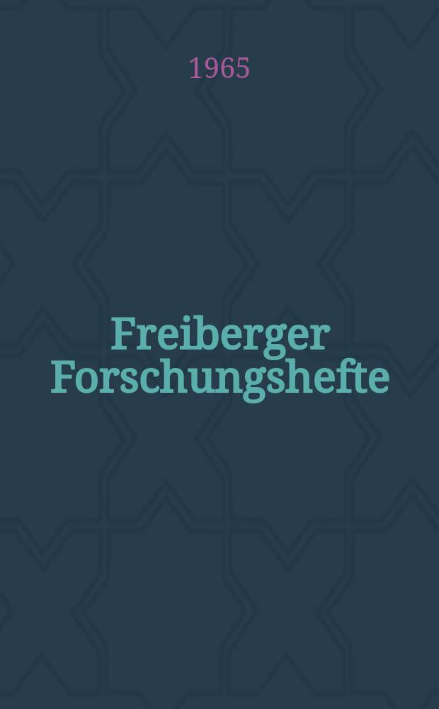 Freiberger Forschungshefte : Beihefte der Zeitschrift "Bergakademie" : Probleme der Erzeugung Untersuchung von Steinkohlen - und Elektrodenkoksen und der Xylitverwertung