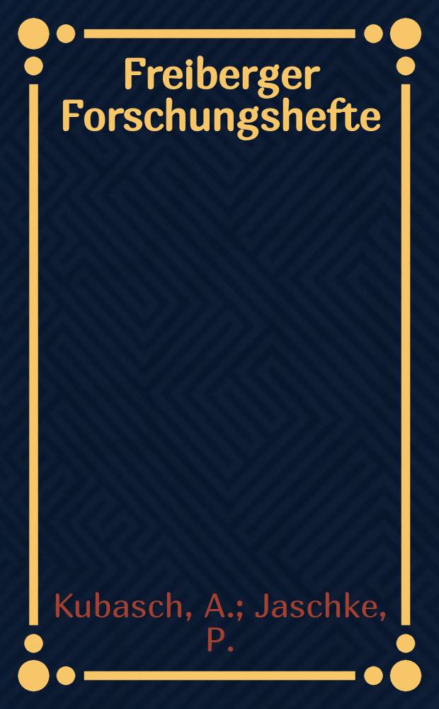 Freiberger Forschungshefte : Beihefte der Zeitschrift "Bergakademie" : Untersuchungen über die Kühlung der Kohle in Kühlwindsichtern. Beitrag zur Kenntnis der Verkokungswärme im Hinblick auf die Hochtemperatur-Verkokung Niederlausitzer Braunkohlenbriketts
