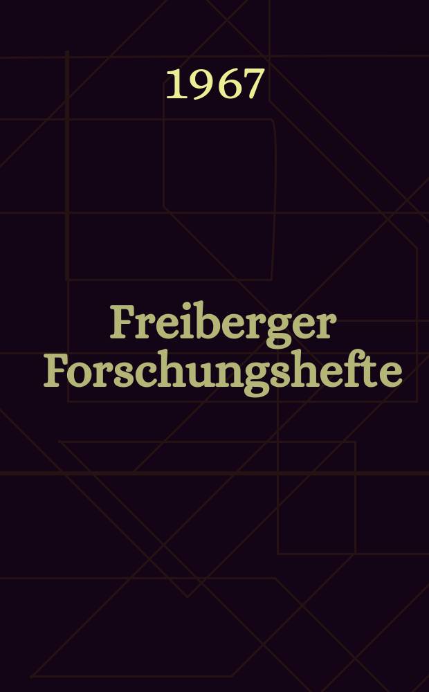 Freiberger Forschungshefte : Beihefte der Zeitschrift "Bergakademie" : Leistungssteigerung und Verbesserung der Brikettqualität in Braunkohlenbrikettfabriken
