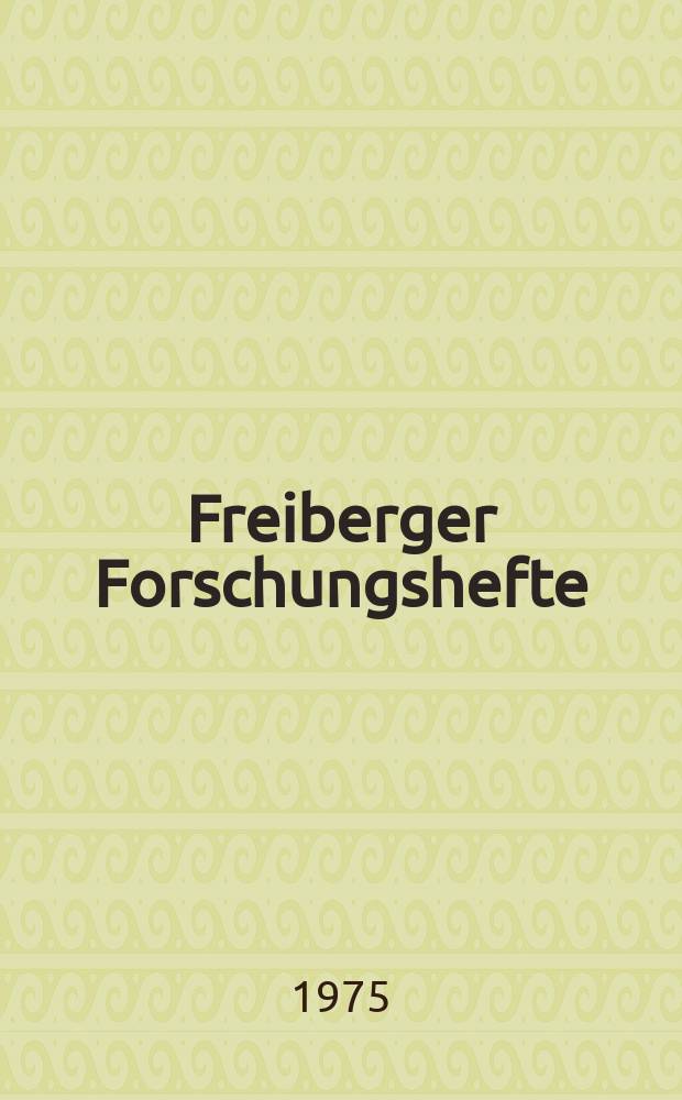 Freiberger Forschungshefte : Beihefte der Zeitschrift "Bergakademie" : Beitrag zur Aufklärung.... Einzelkorndruckzerkleinerung...
