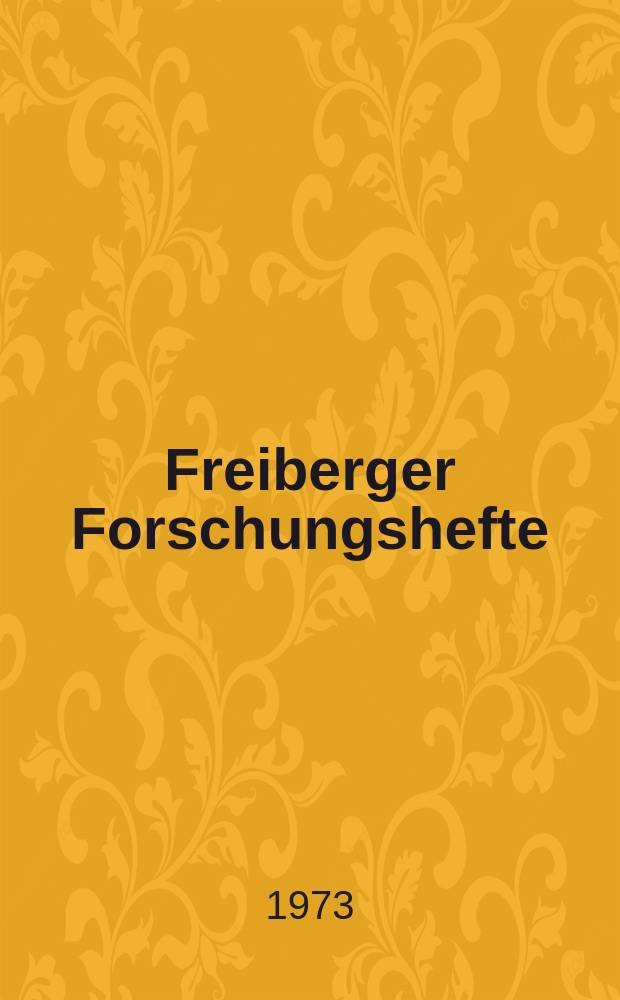 Freiberger Forschungshefte : Beihefte der Zeitschrift "Bergakademie" : IBG-Richtlinien zur Ermittlung von geomechanischen...