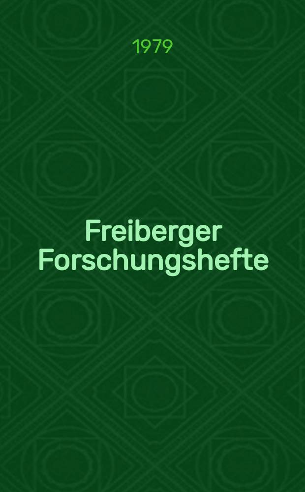 Freiberger Forschungshefte : Beihefte der Zeitschrift "Bergakademie" : Beitrage zur Herstellung von Tonerde...