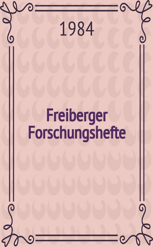 Freiberger Forschungshefte : Beihefte der Zeitschrift "Bergakademie" : Unterirdische Salzkavernenspeicherung