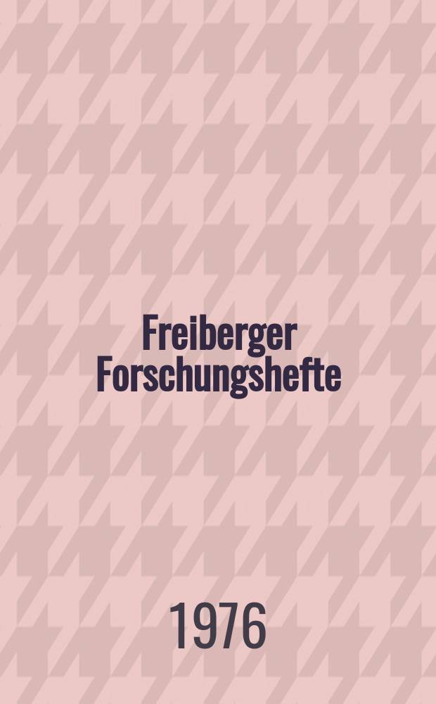 Freiberger Forschungshefte : Beihefte der Zeitschrift "Bergakademie" : Sauerstoff-Isotopenuntersuchungen an Magmatiten unterschiedlicher geologischer Position