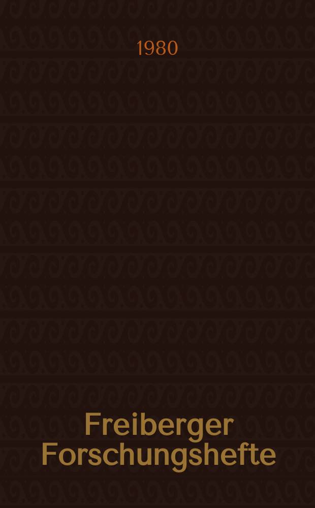 Freiberger Forschungshefte : Beihefte der Zeitschrift "Bergakademie" : Zur Metallogenie der Buntmetalle im sedimentären Permosiles von Nordwestsachsen