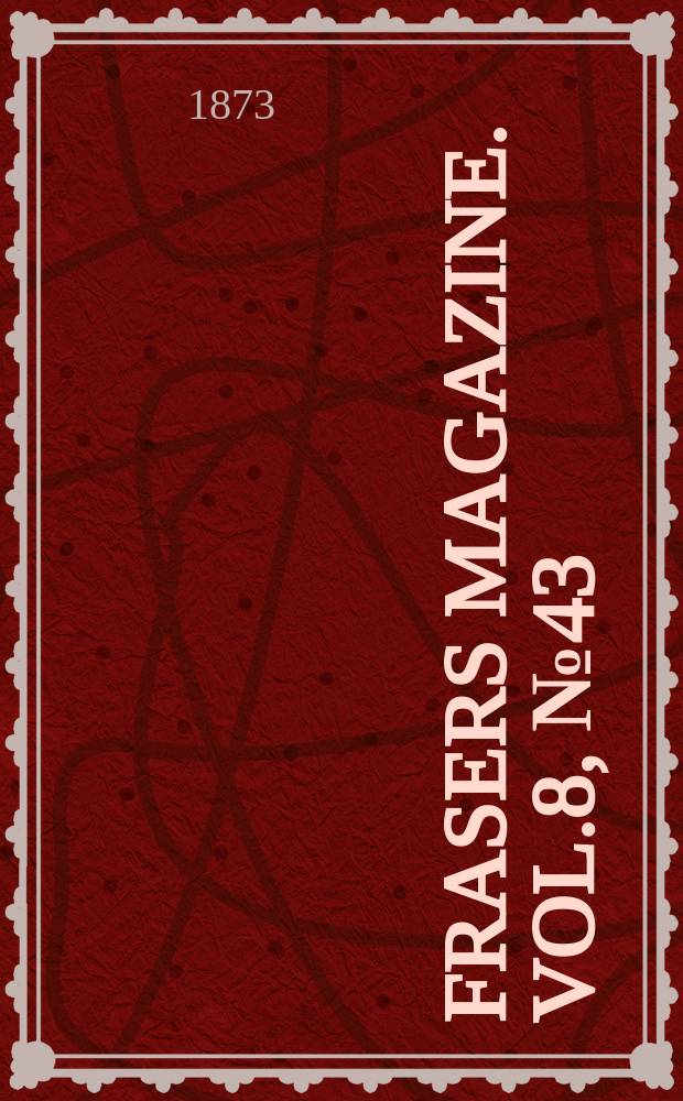 Frasers magazine. Vol.8, №43