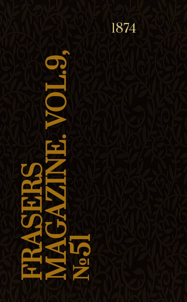 Frasers magazine. Vol.9, №51
