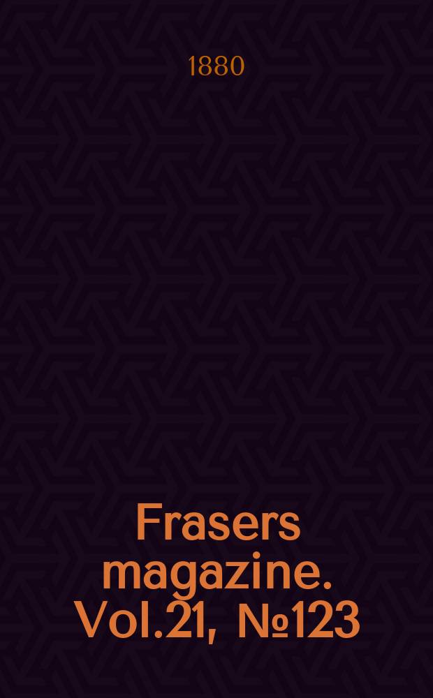 Frasers magazine. Vol.21, №123(603)