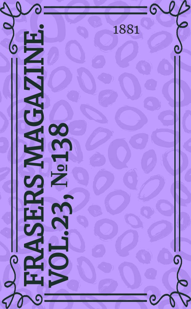 Frasers magazine. Vol.23, №138(618)