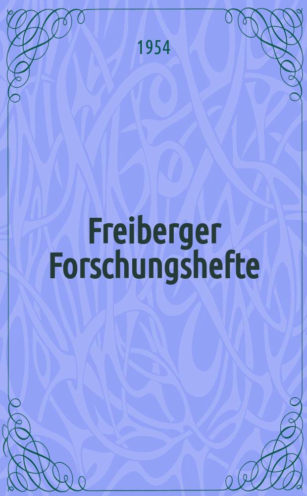 Freiberger Forschungshefte : Beihefte der Zeitschrift "Bergakademie". H.27 : Brikettierung. Technische. Brennstoffverwertung