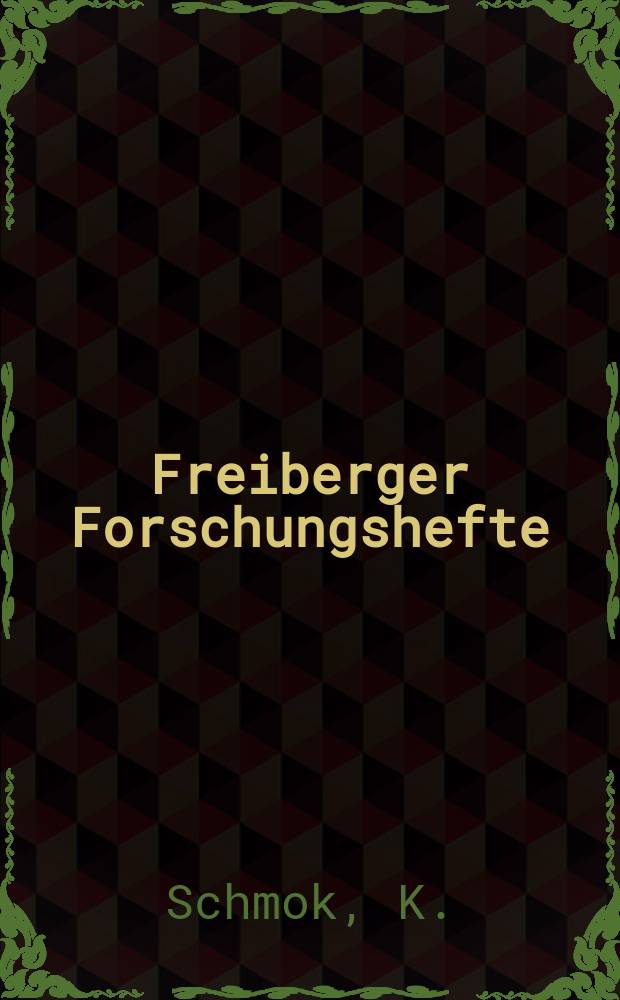 Freiberger Forschungshefte : Beihefte der Zeitschrift "Bergakademie" : Beiträg zur Modellierung des Massenkristallisationsprozesses...