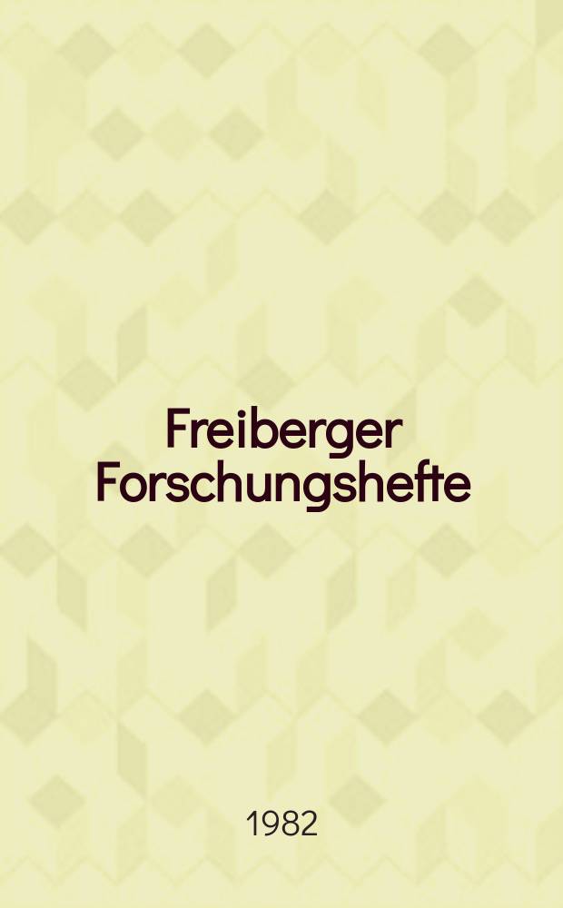 Freiberger Forschungshefte : Beihefte der Zeitschrift "Bergakademie" : Zu Grundfragen der marxistisch - leninistischen Rententheorie
