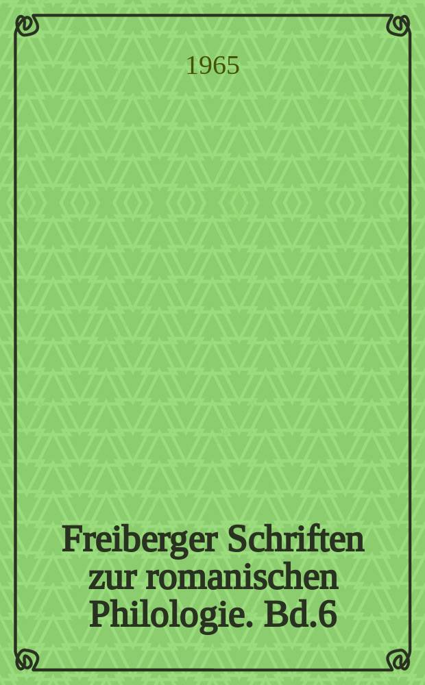 Freiberger Schriften zur romanischen Philologie. Bd.6 : Die literarische Darstellung der Pest in der Antike